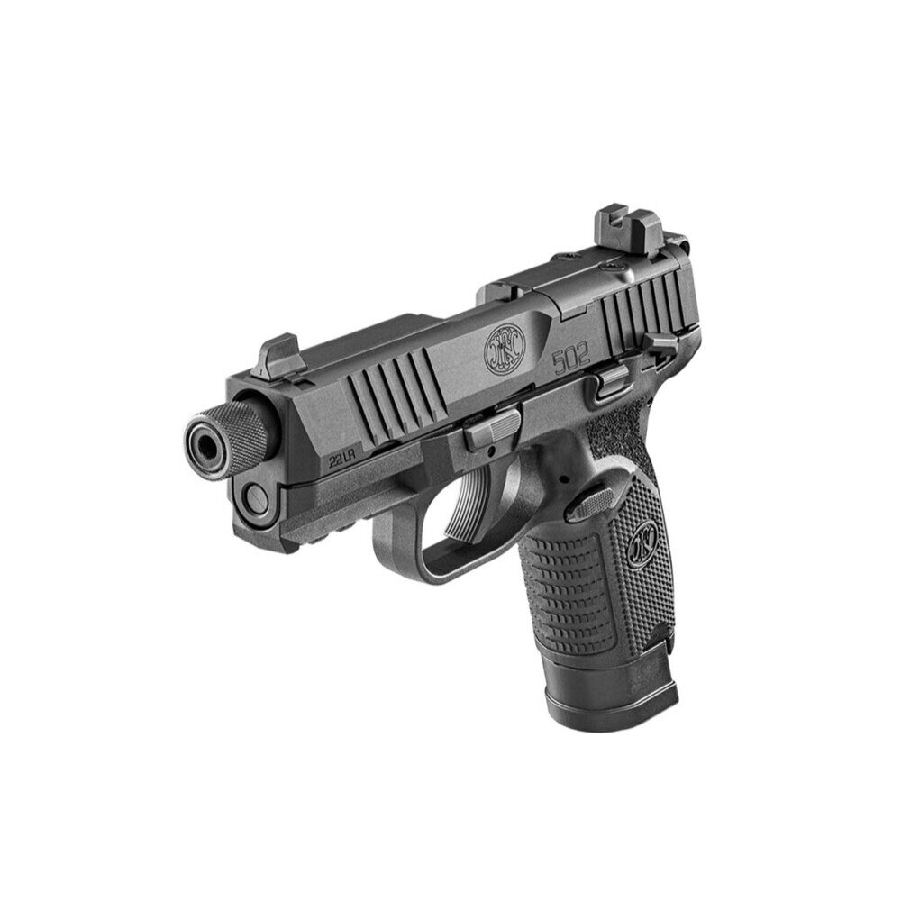 Pistolet semi automatique FN Herstal 22 LR FN 502 Tactical noir