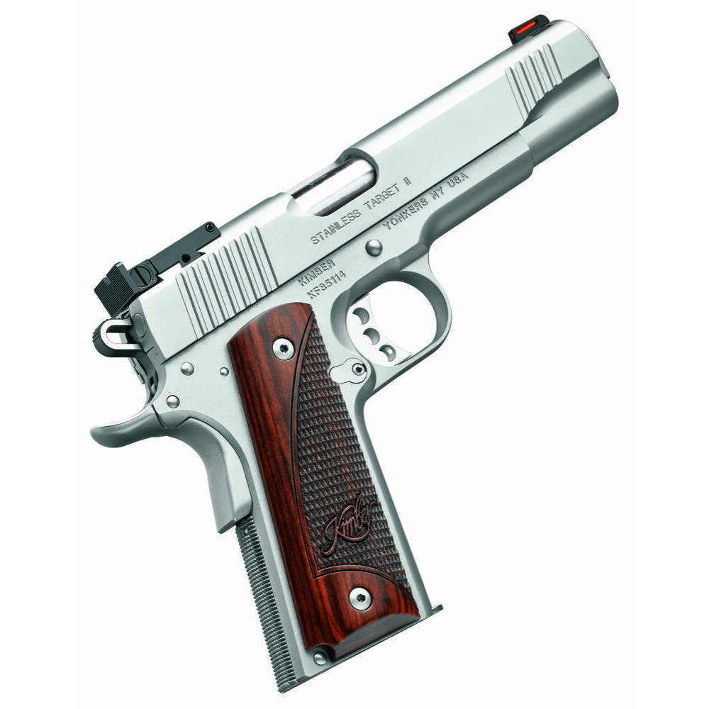 Pistolet semi-automatique Kimber 1911 Stainless Target 2