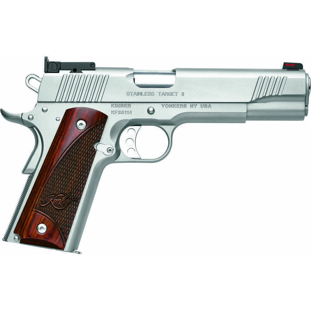 Pistolet semi-automatique Kimber 1911 Stainless Target 2