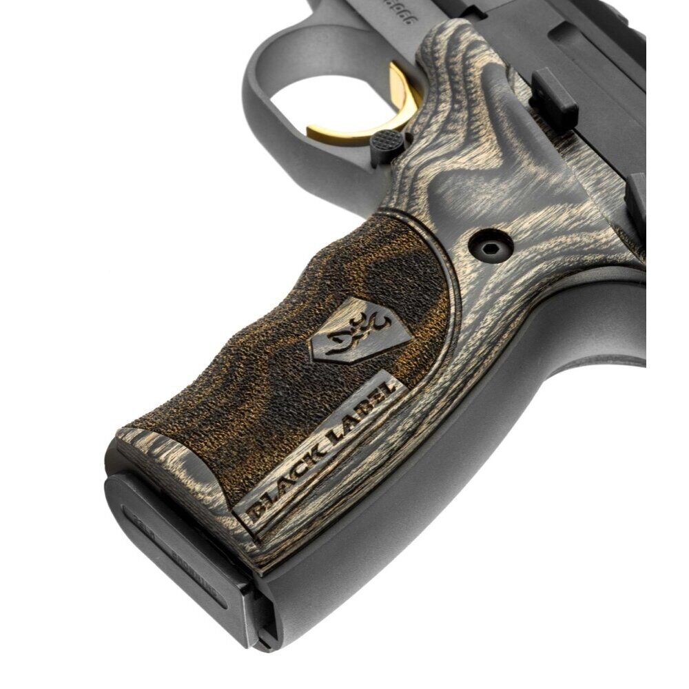 Pistolet de tir Browning Buck Mark Black Label .22 LR fileté Canon fileté