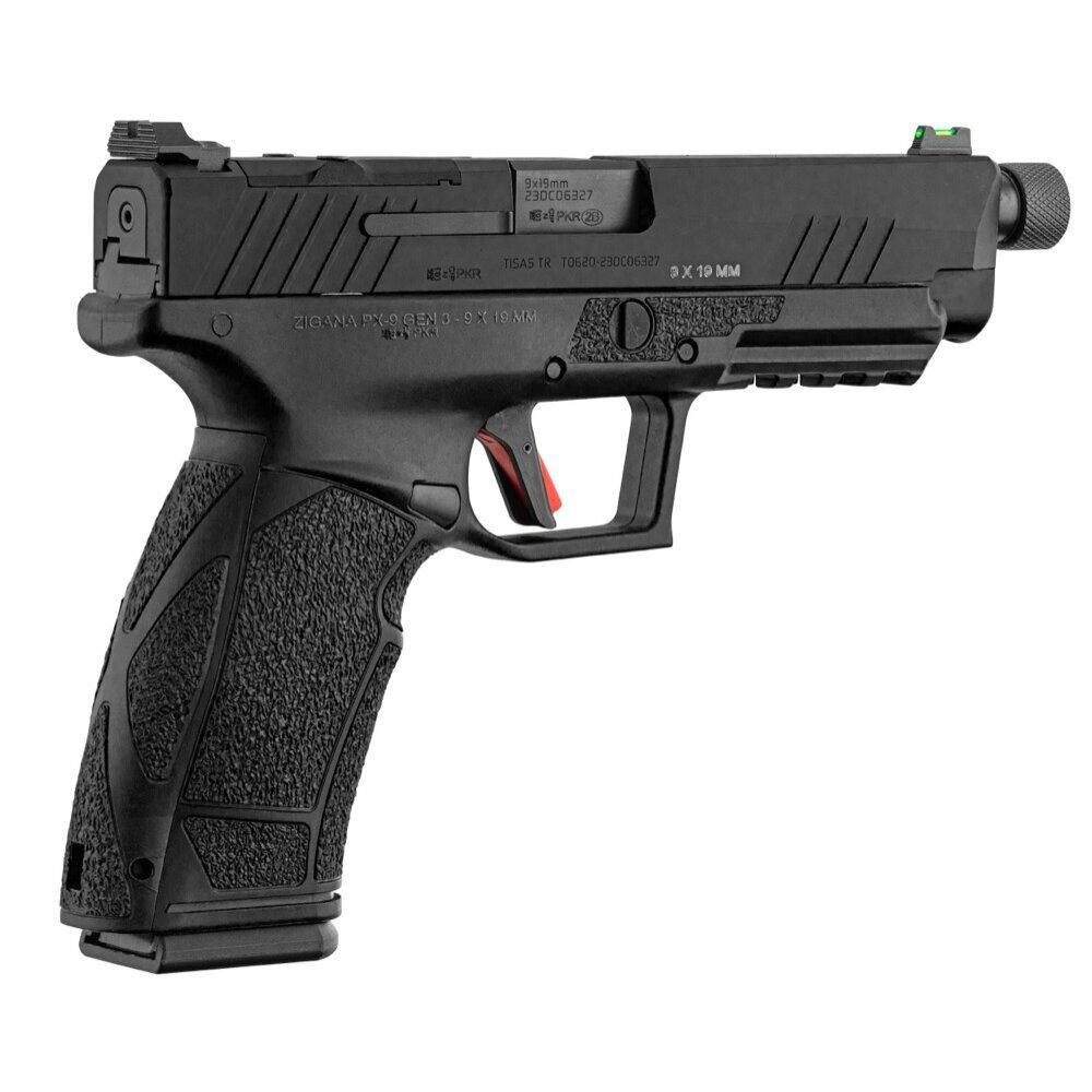 Pistolet Tisas Px-9 Tactical calibre 9×19 mm noir Fileté Px-9 Duty Tactical Tde