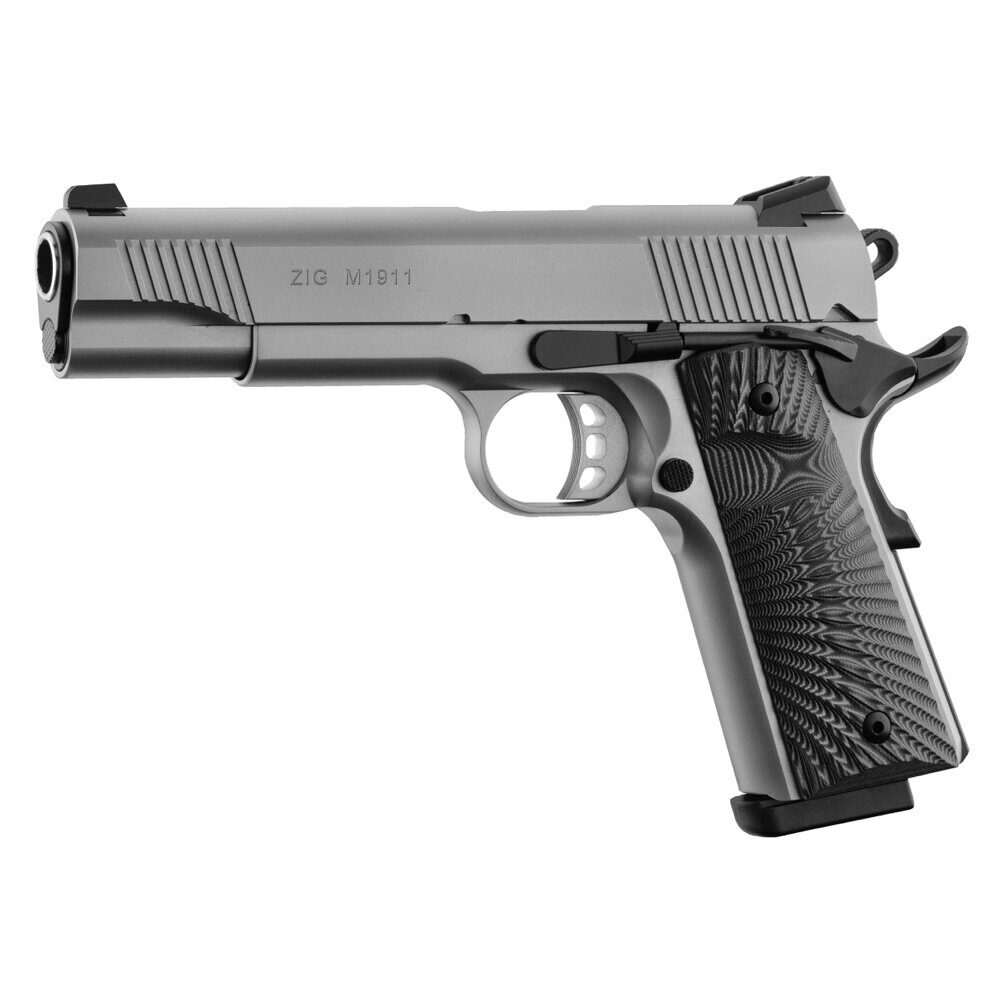 Pistolet Tisas ZIG M 1911 inox 5 » cal 9×19 mm