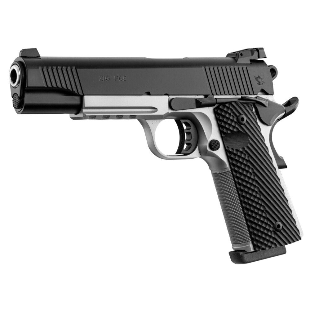 Pistolet Tisas ZIG PC 1911 Bicolore 5 » .45 ACP – hausse réglable
