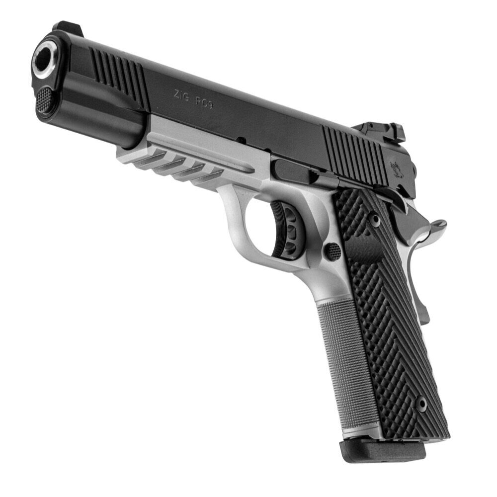 Pistolet Tisas ZIG PC 1911 Bicolore 5 » .45 ACP – hausse réglable