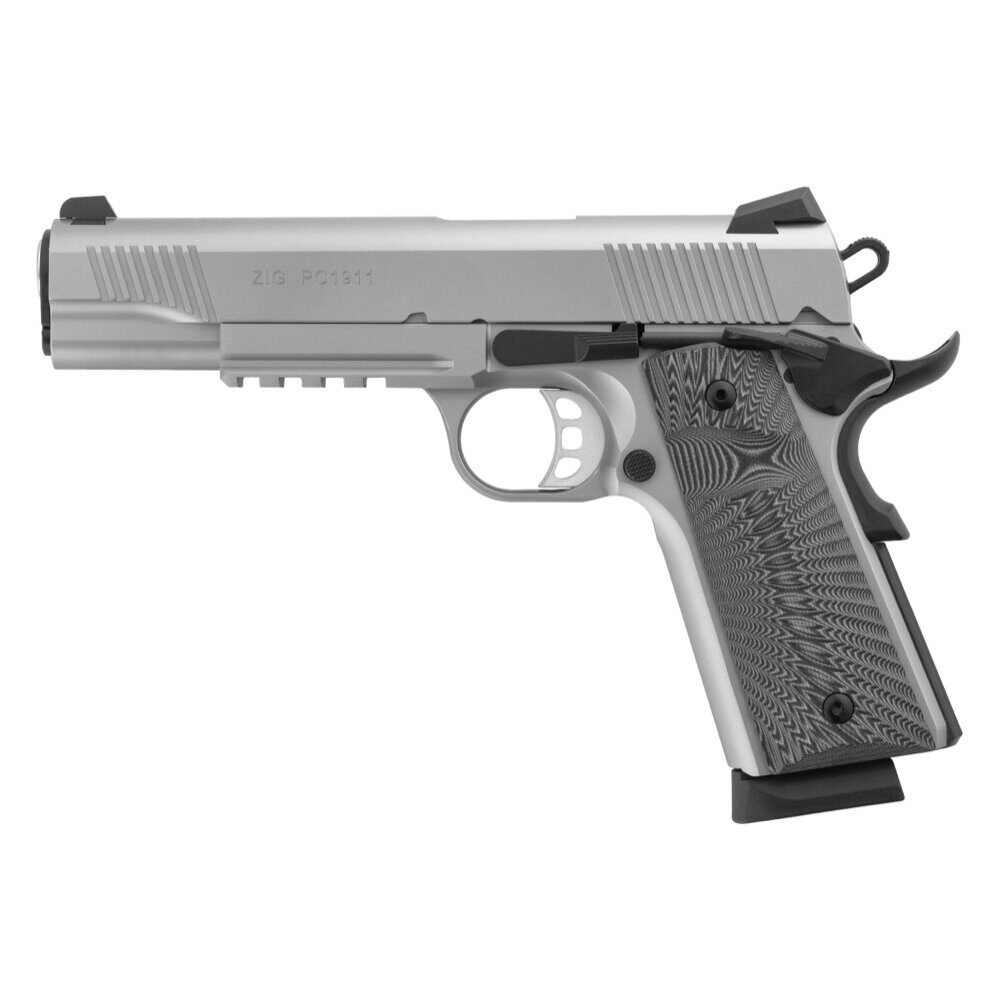 Pistolet Tisas ZIG PC 1911 inox 5 » cal 45 ACP