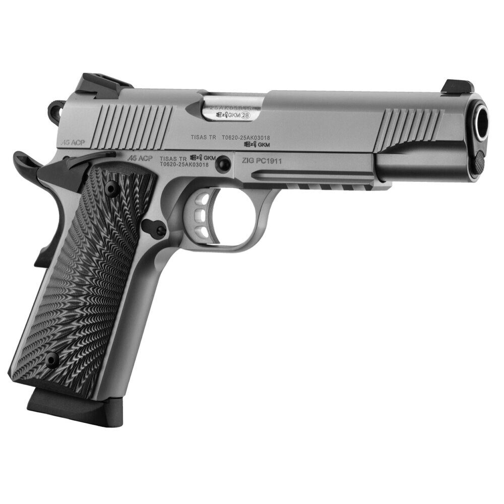 Pistolet Tisas ZIG PC 1911 inox 5 » cal 45 ACP