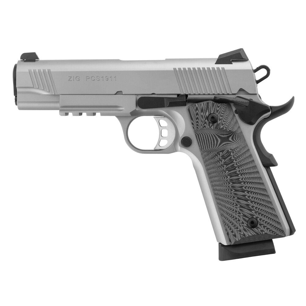 Pistolet Tisas ZIG Pcs 1911 inox 4,25 » cal 9×19 mm