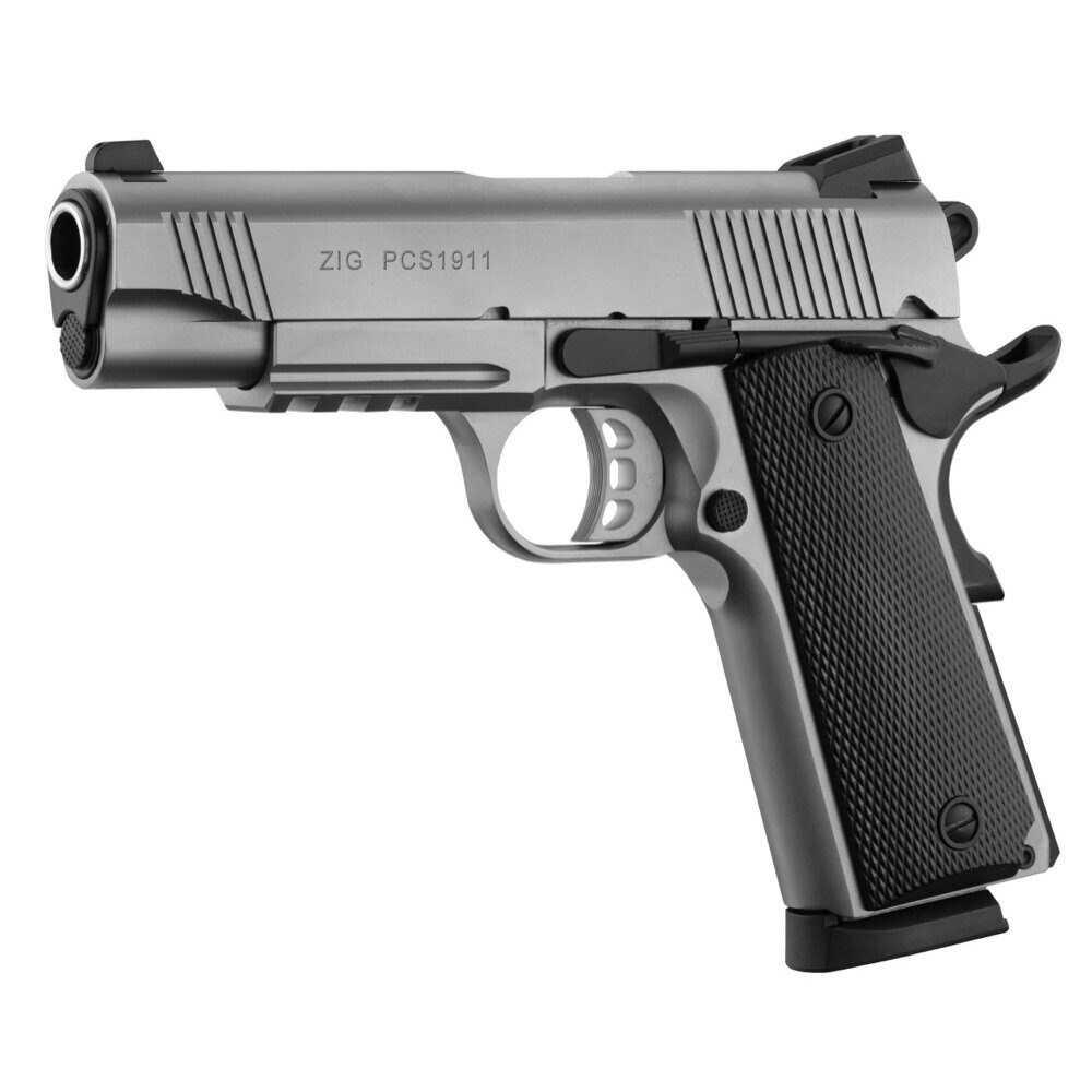 Pistolet Tisas ZIG Pcs 1911 inox 4,25 » cal 9×19 mm