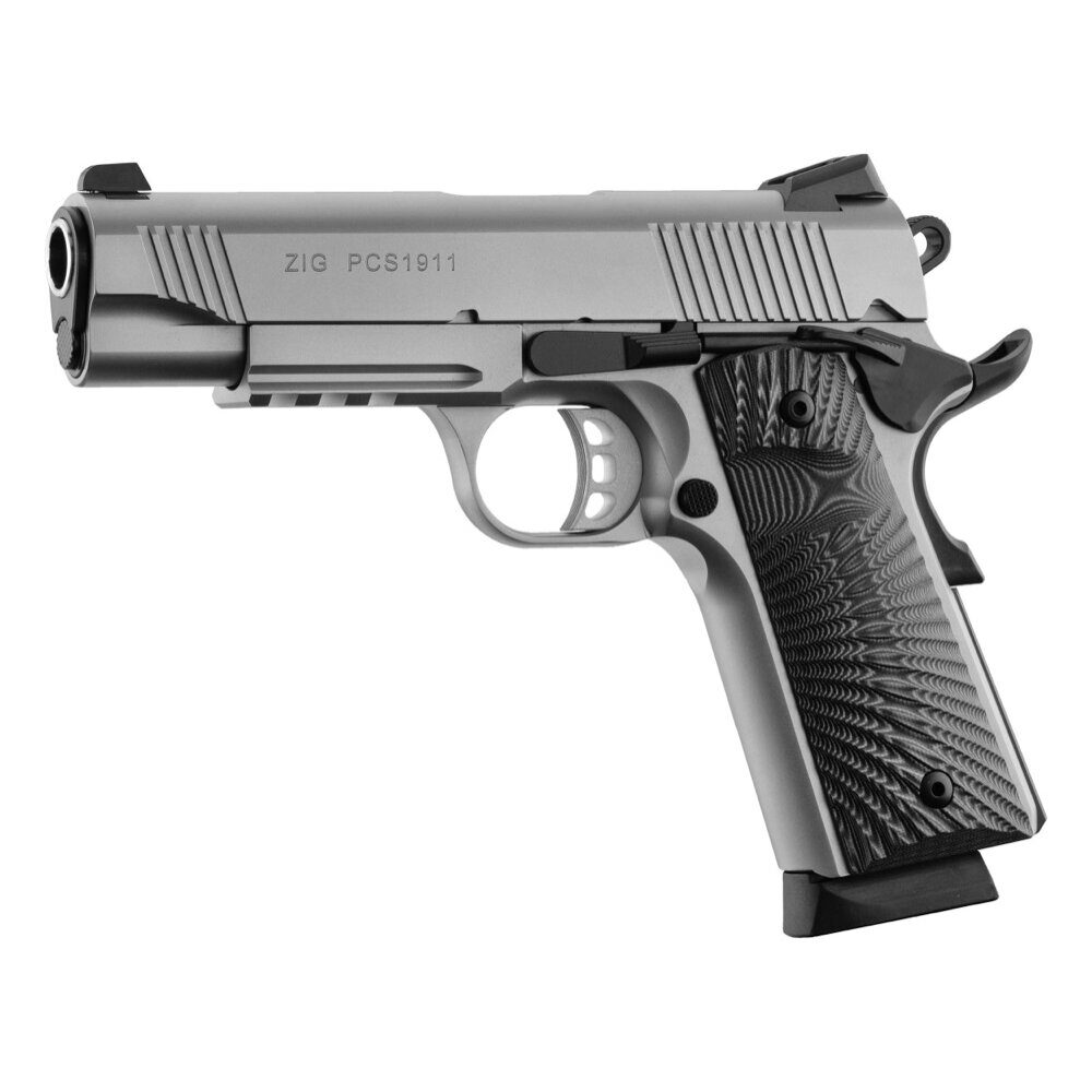 Pistolet Tisas ZIG Pcs 1911 inox 4,25 » cal 9×19 mm