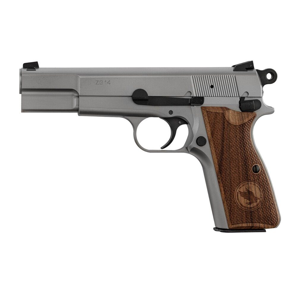 Pistolet Tisas ZIG14 cal 9×19 mm Stainless ZIG 14