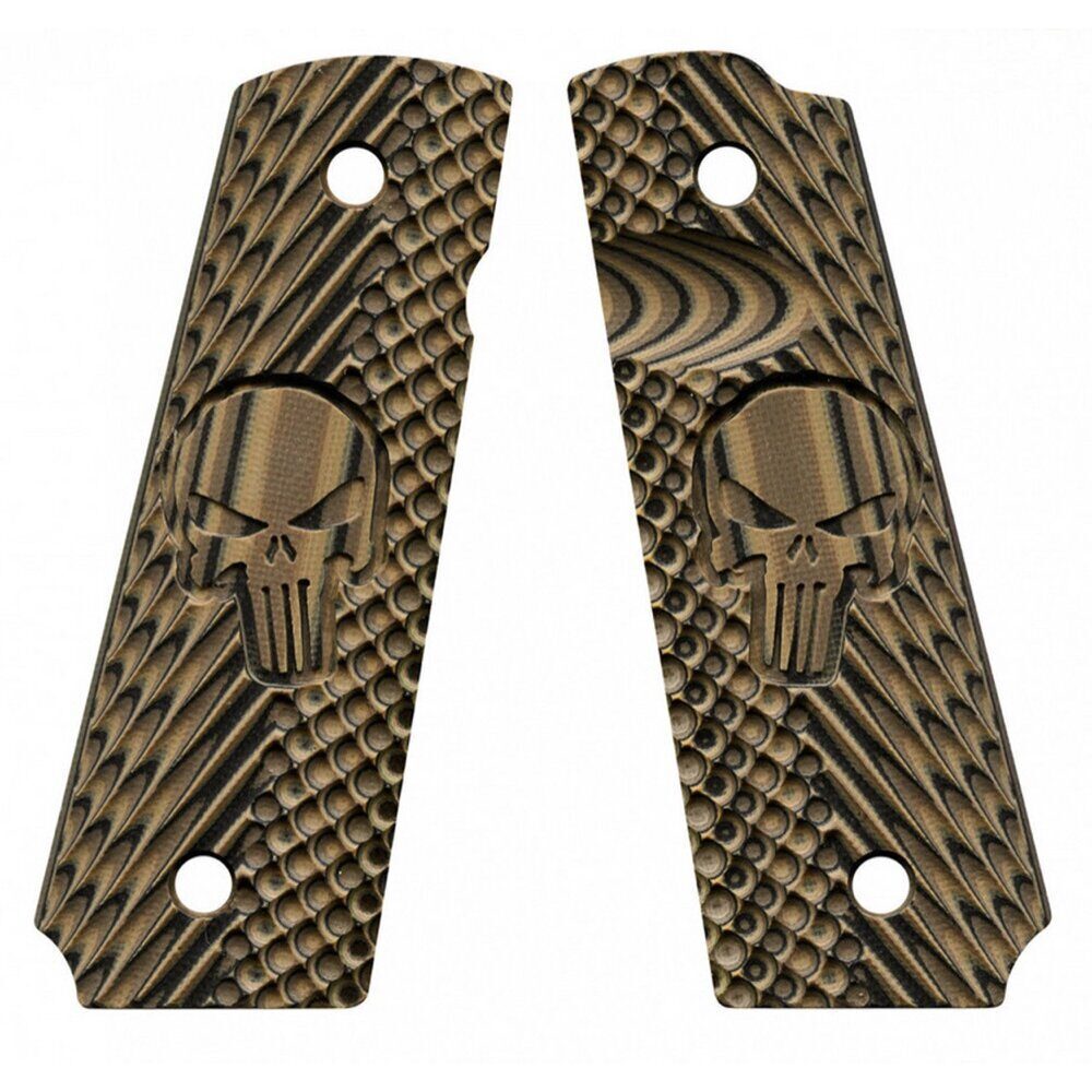 Plaquettes pour 1911 VZ Grips CK Operator II – Edition The Punisher Black