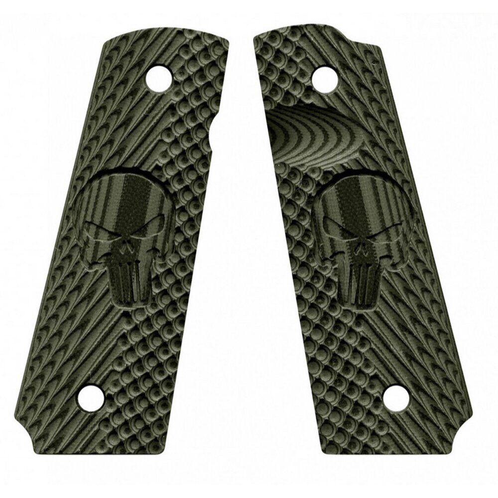 Plaquettes pour 1911 VZ Grips CK Operator II – Edition The Punisher Black