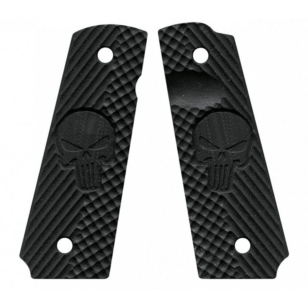 Plaquettes pour 1911 VZ Grips CK Operator II – Edition The Punisher Black