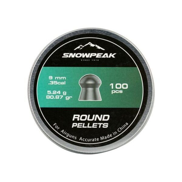 Plombs Ronds C9 mm X100 SNOWPEAK