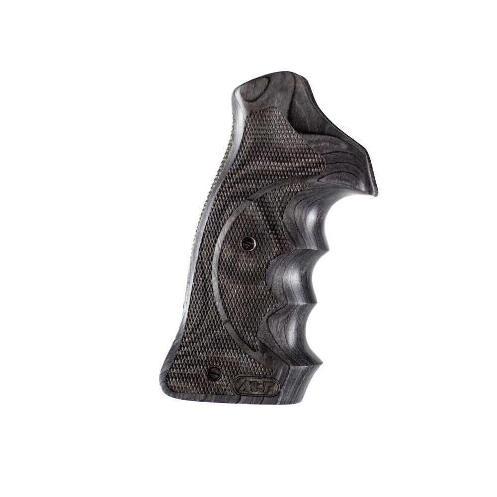 Poignee Bois Lamine Sport S&w Gris Carcasse K/l MBT GRIPS