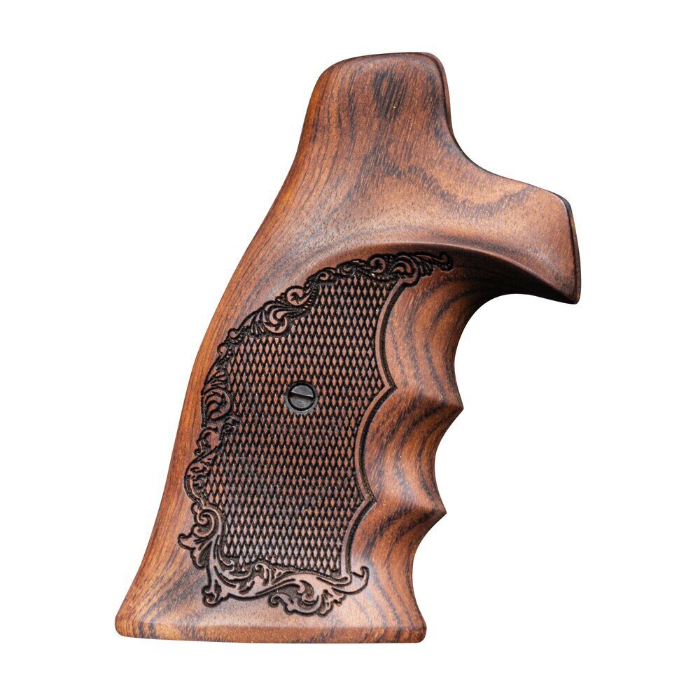 Poignee Mbt Grips Bois Ergonomique Revolver S&w Carcasse N