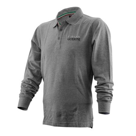 Polo Guerini Manches longues gris – Manche Longue T.XXXL CAESAR GUERINI