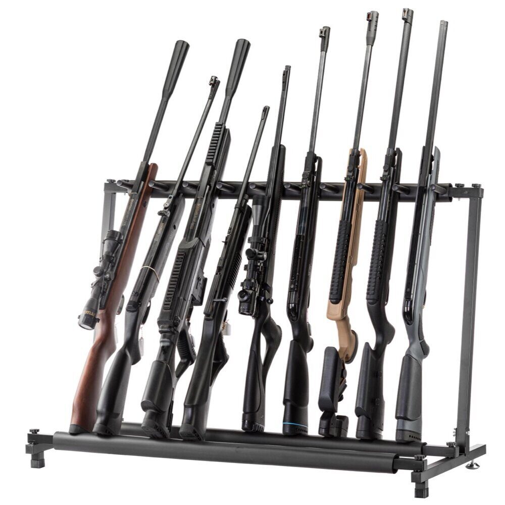 Râtelier vertical en métal pour armes 9 armes