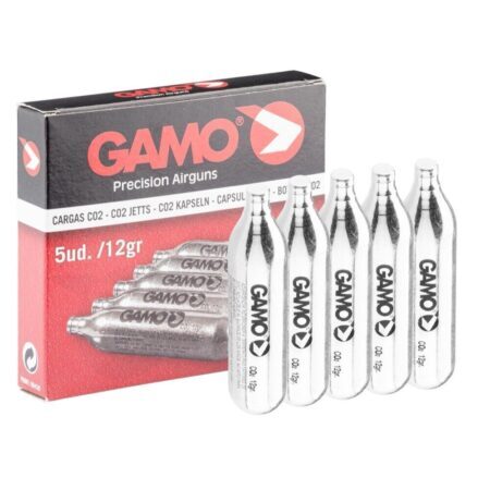 Recharge CO2 12 g par 5 recharges – Gamo