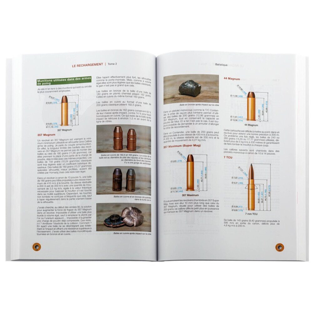 Rechargement Tome 2: Cartouches, Poudres, Presses, Stands, Visées