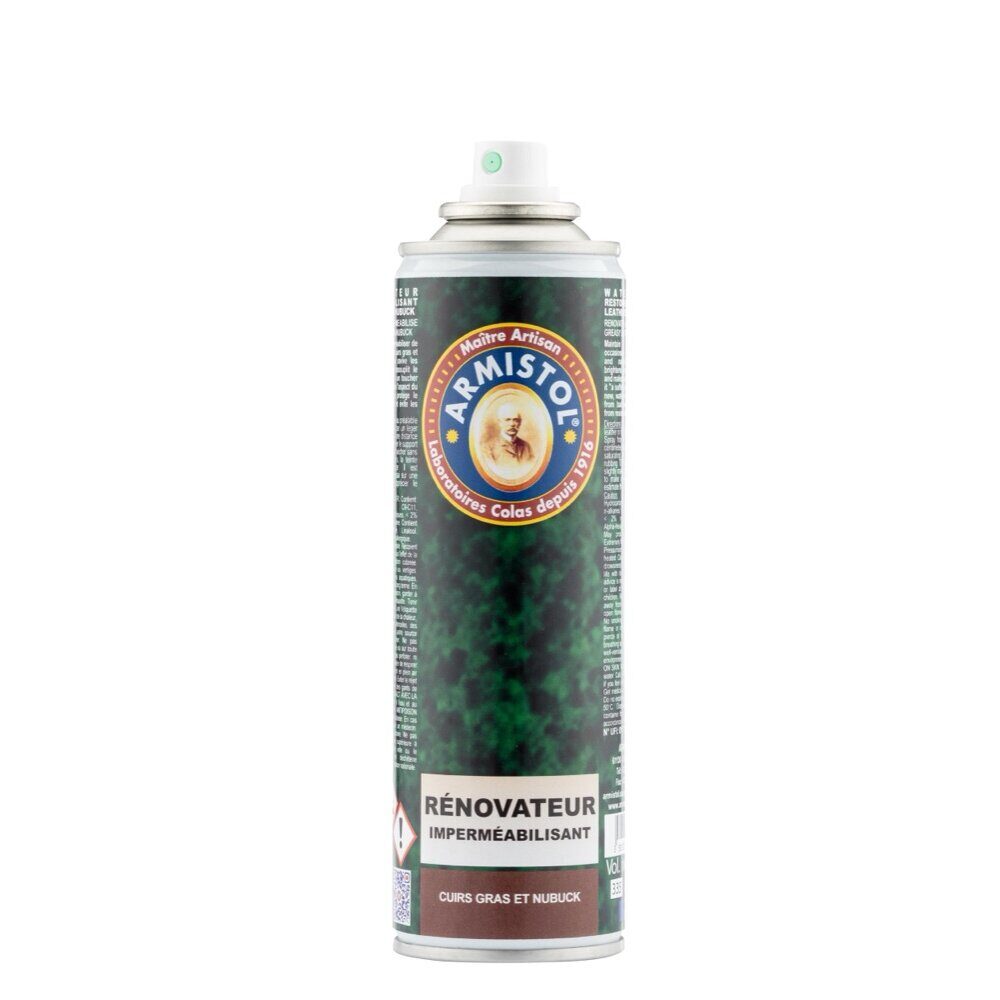 Rénovateur imperméabilisant cuirs gras & nubucks Armistol250 ml