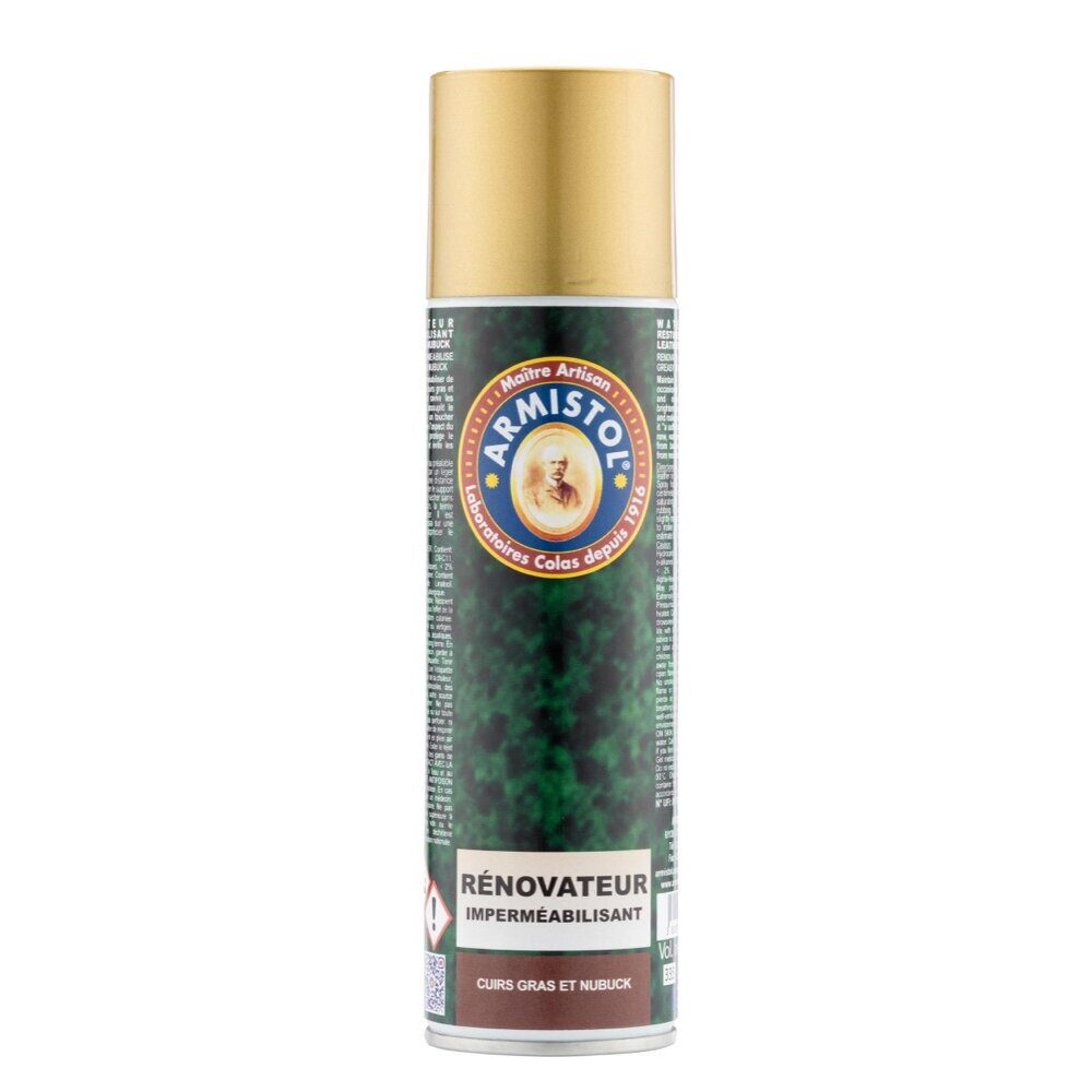 Rénovateur imperméabilisant cuirs gras & nubucks Armistol250 ml