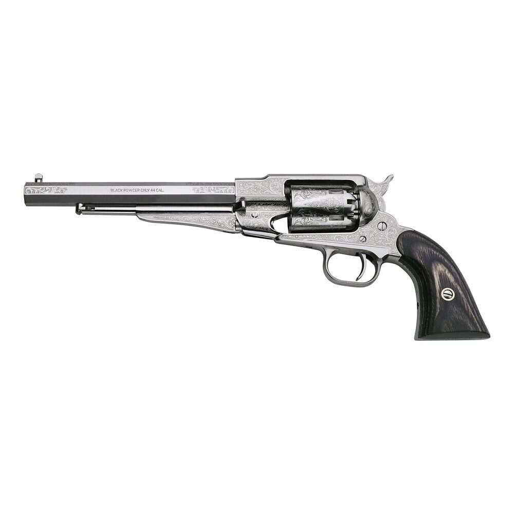 Replique 1858 Rm Laiton Nickele Grave Cal 44 Pn Pietta