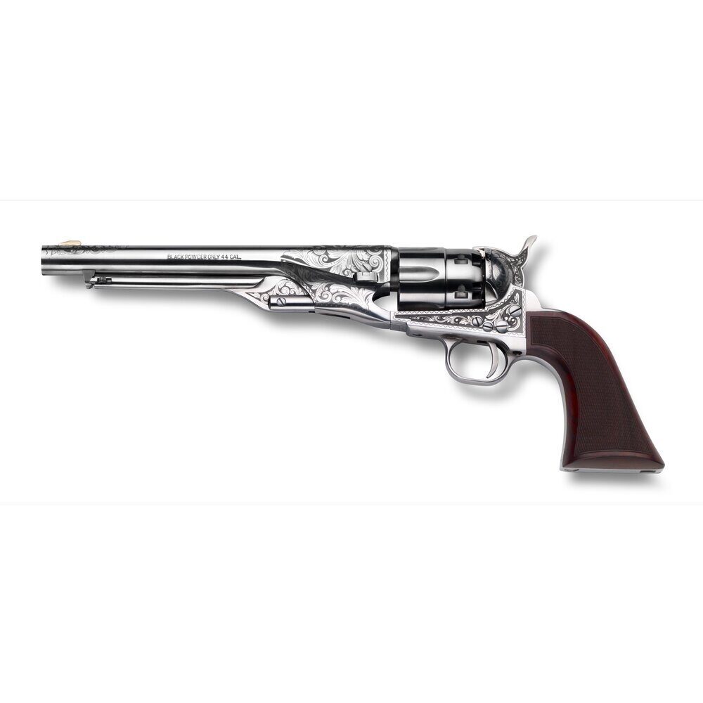 Replique 1860 Army Acier Grave Quadrille Cal 44 Pn Pietta