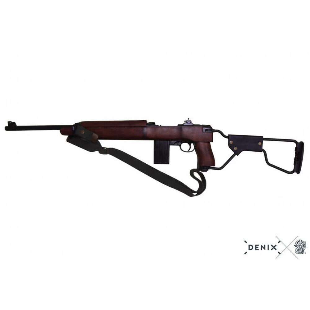 Réplique décorative Denix de la carabine américaine USM1 à crosse pliante