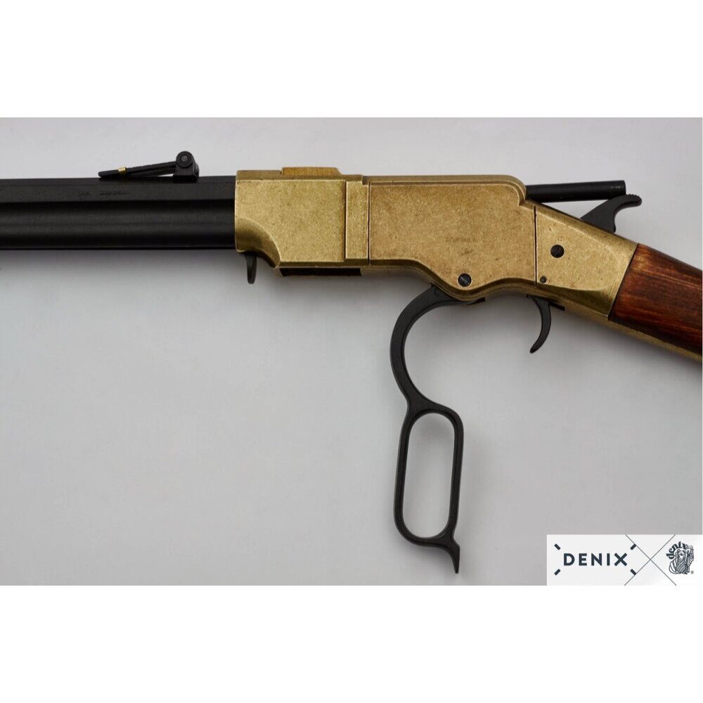 Réplique décorative Denix du fusil Henry de la Guerre de Sécession. FUSIL HENRY GUERRE CIVILE USA 1860 WINCHESTER