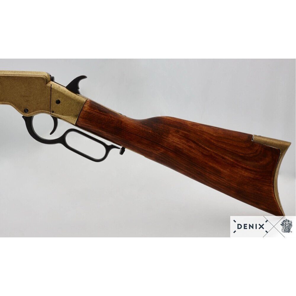 Réplique décorative Denix du fusil Henry de la Guerre de Sécession. FUSIL HENRY GUERRE CIVILE USA 1860 WINCHESTER