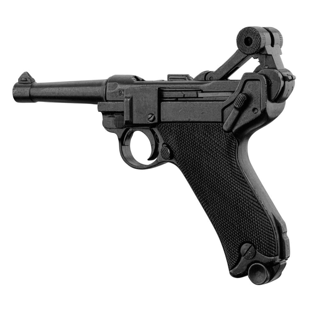 Réplique décorative Denix du pistolet allemand Luger P08