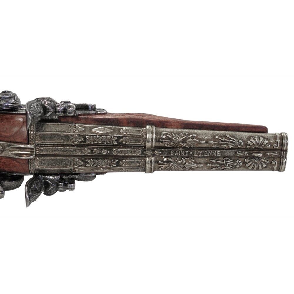 Réplique décorative Denix de pistolet français à 2 canons 1806 Pistolet Napoléon à 2 canons