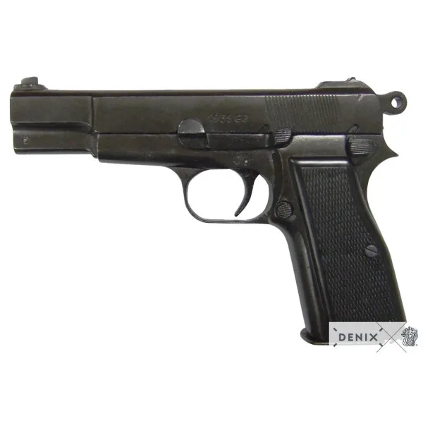 Réplique décorative Denix du pistolet GP35 Browning GP35