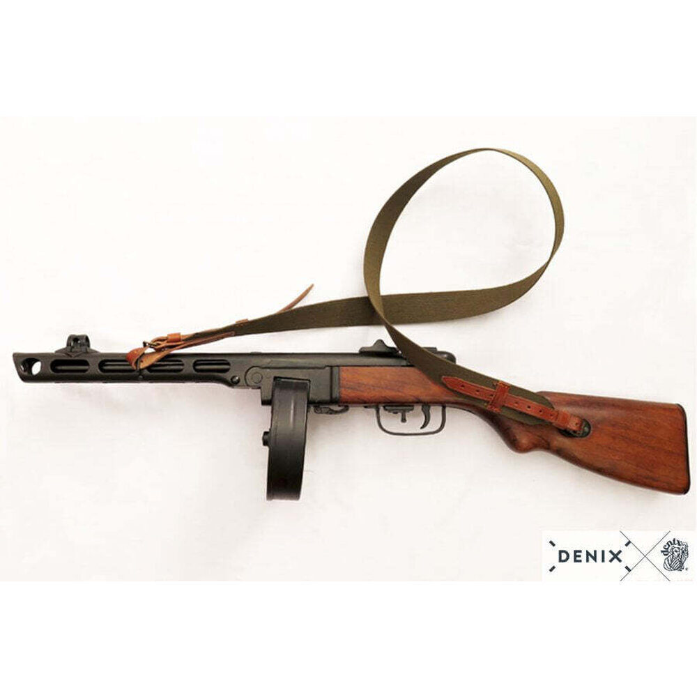 Réplique décorative Denix pistolet mitrailleur Russe PPSH-41