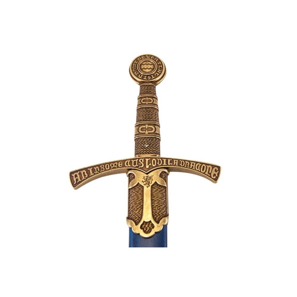 Réplique Denix d’épée médiévale Française EPEE FLEUR DE LYS FOURREAU BLEU 109 cm