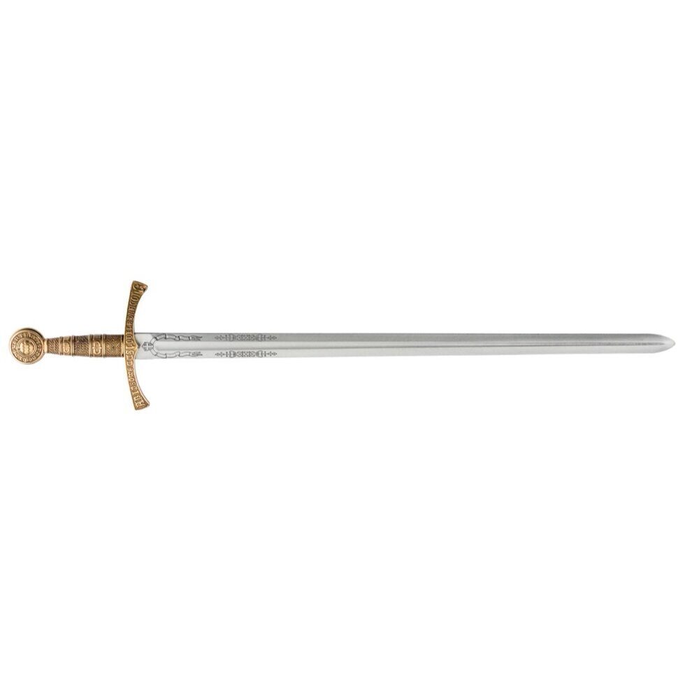 Réplique Denix d’épée médiévale Française EPEE FLEUR DE LYS FOURREAU BLEU 109 cm