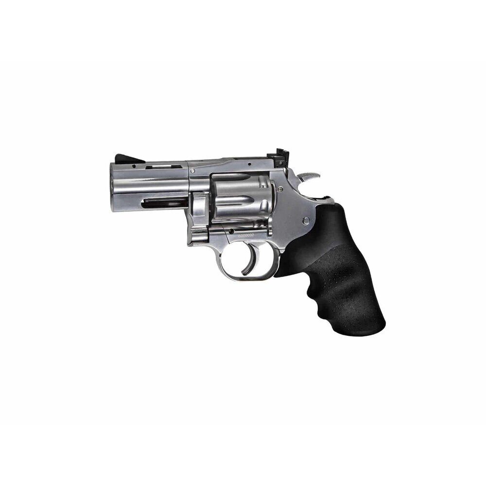 Revolver Asg Gnb Dan Wesson DW715 Silver 4.5 CO2- Bbs