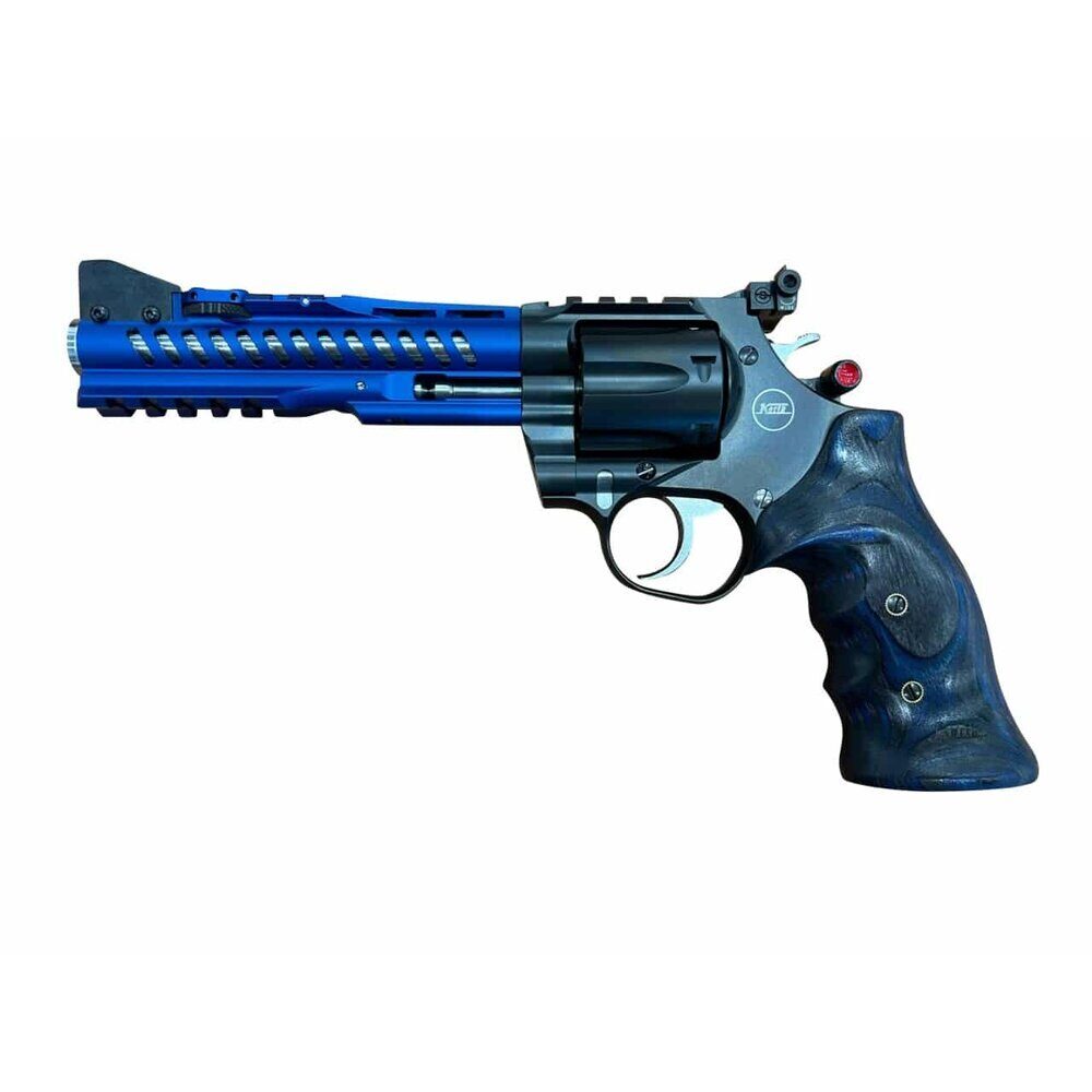 Revolver KORTH Super Sport GTA Bleu 6 » Jim Wilson Grip Cal.357 Magnum