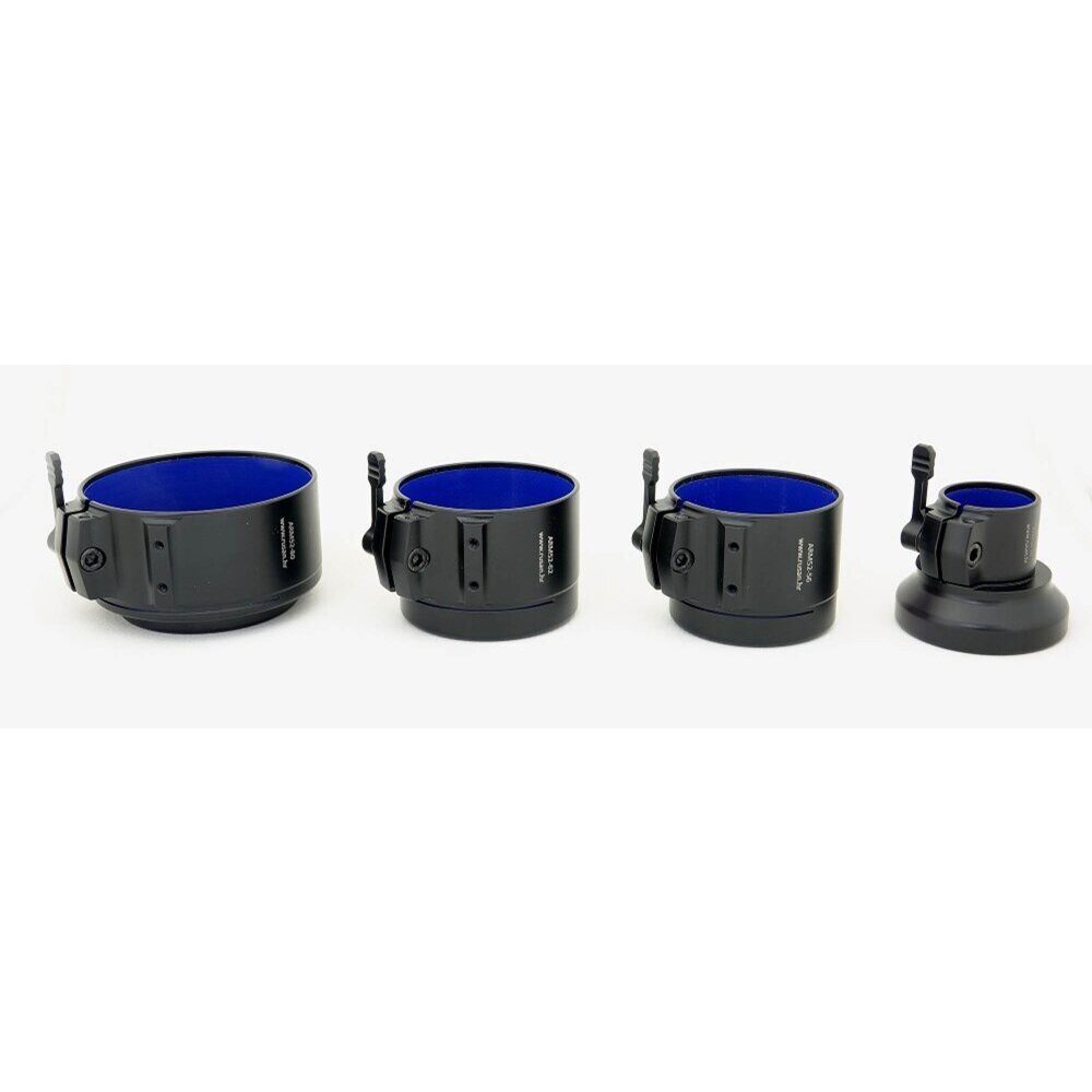 Rusan adaptateur monobloc pour clip-on vision thermique pour Pixfra Chiron… Ø 30mm