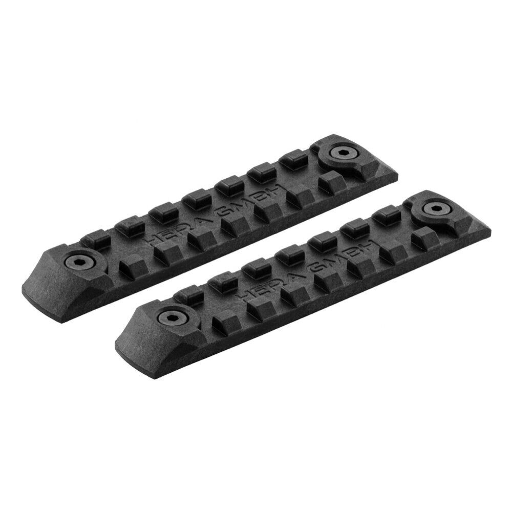 Set de 2 rails picatinny en polymère compatible Keymod – Noir Set 2 Rails Polymere Picatinny
