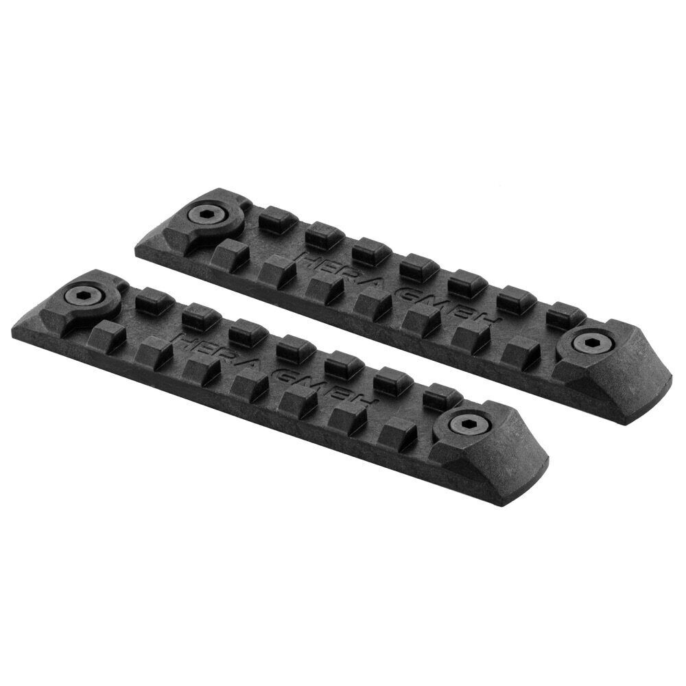Set de 2 rails picatinny en polymère compatible Keymod – Noir Set 2 Rails Polymere Picatinny