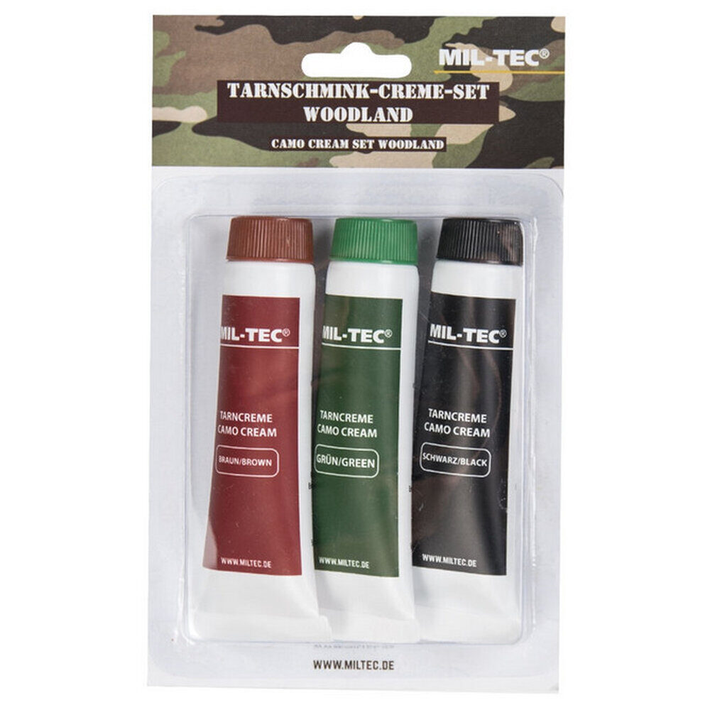 Set de 3 tubes de grimage camo Set 3