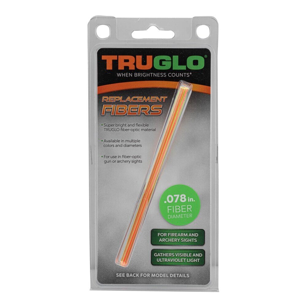 Set de 5 fibres optiques fluo bicolores – Truglo Diamètre 2 mm