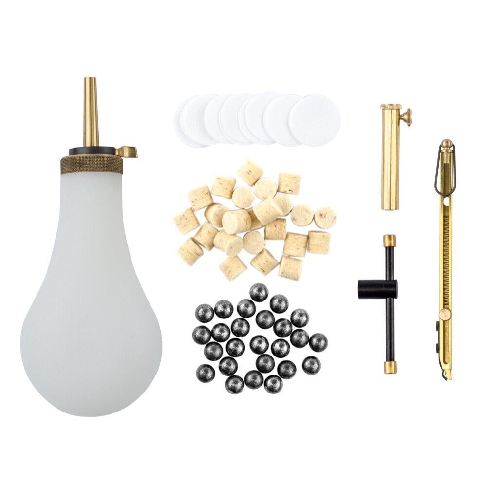 Set de chargement poudre noire à percussion Cal .44 et .45