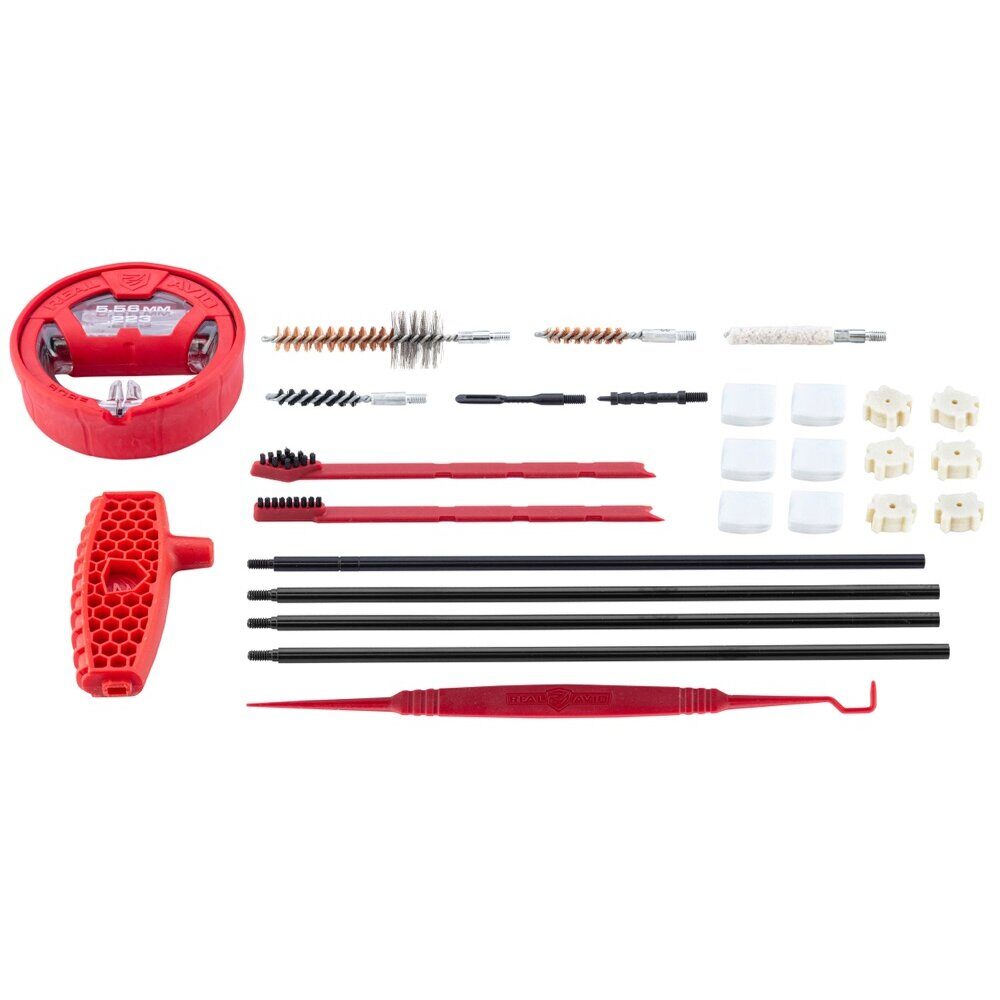 Set de nettoyage multi-kits cordons – brosses Real Avid Cal .243 / .260 /.6.5mm