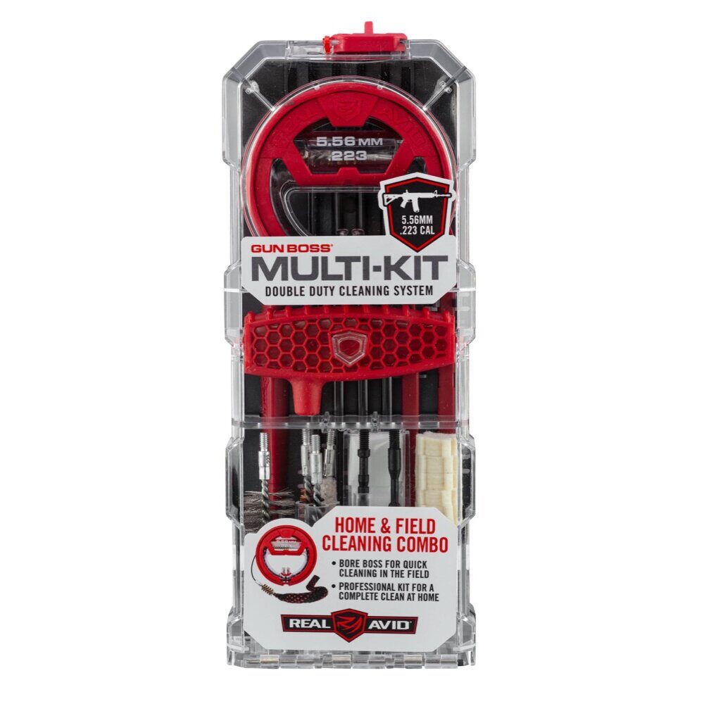 Set de nettoyage multi-kits cordons – brosses Real Avid Cal .243 / .260 /.6.5mm