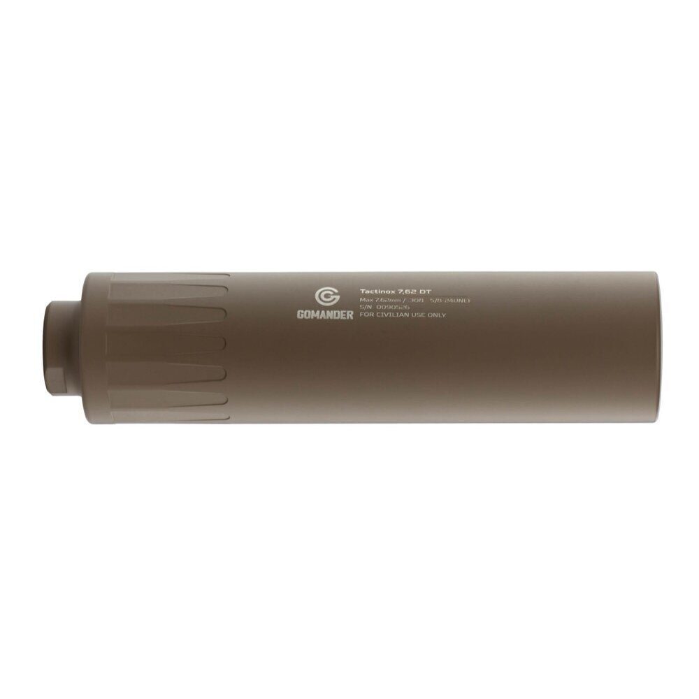 Silencieux Gomander Tactinox 7.62 DT 5/8×24 Noir