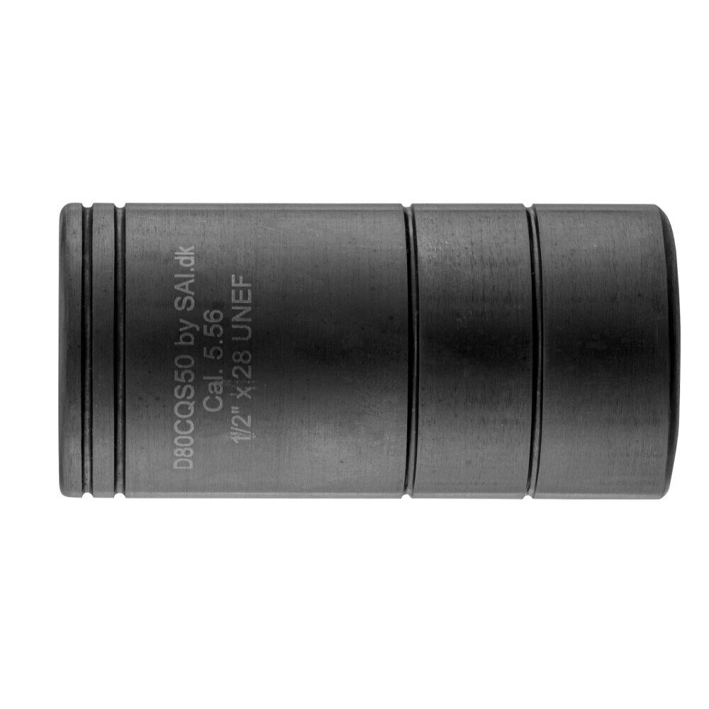 Silencieux SAI D80CQS50 Cal. 5.56 filetage 1/2×28