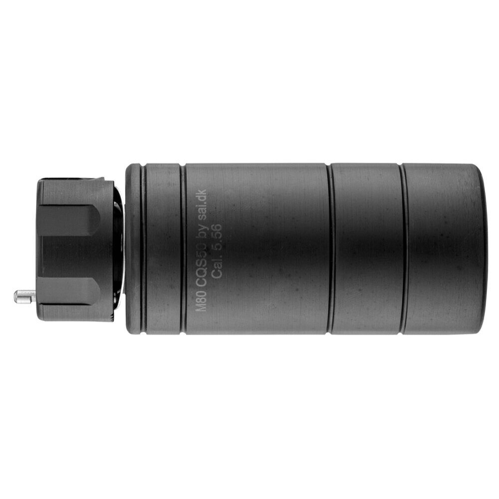 Silencieux SAI M80CQS50 cal 5.56 avec fixation QD pour cache flamme A2